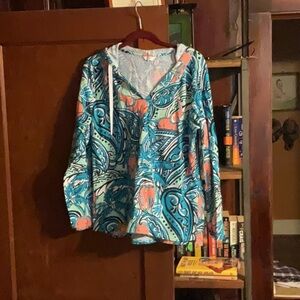 Crown & Ivy Multicolor Paisley Jacket